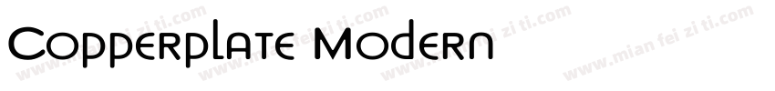Copperplate Modern字体转换